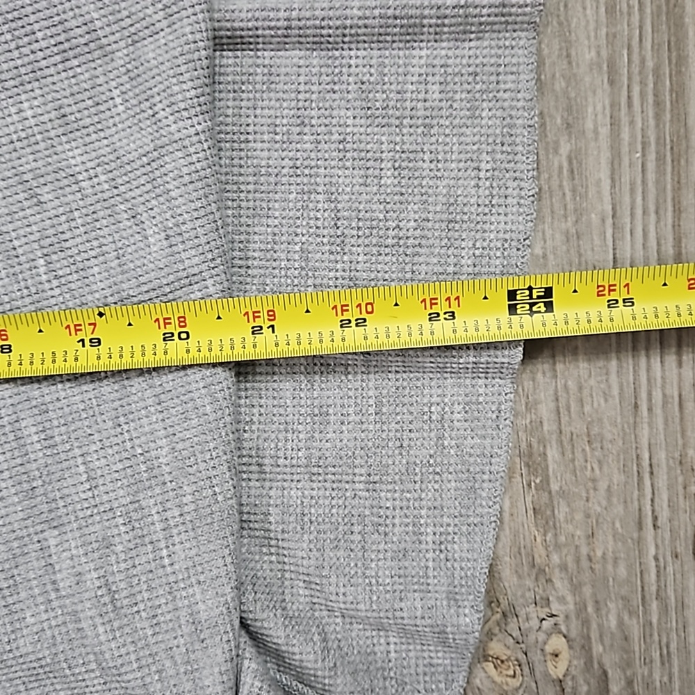 Urban Outfitters Project Social T grey waffle knit long sleeve top size … - Picture 8 of 9